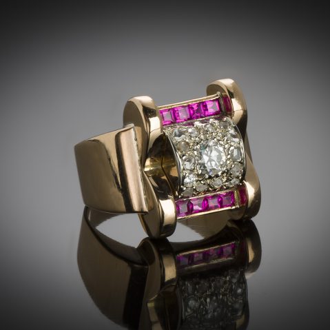Bague « Tank » (vers 1940)
