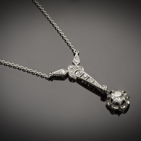 Pendentif diamants Art Déco (vers 1930)