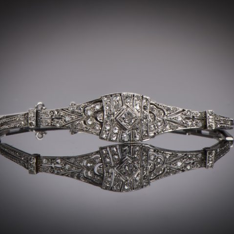 Bracelet diamants Art Déco