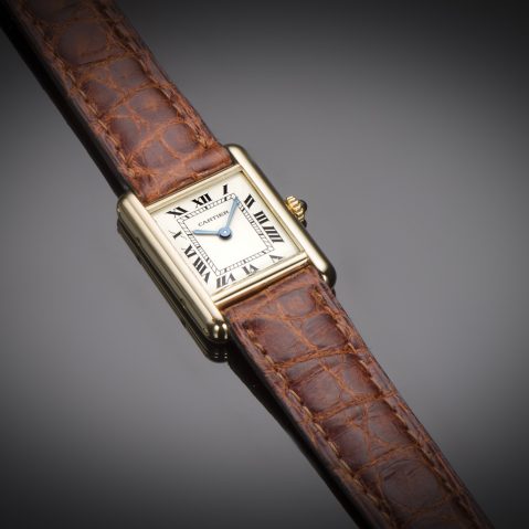Montre Cartier Tank or
