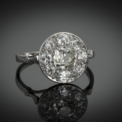 Bague Art Déco diamants (2 carats)