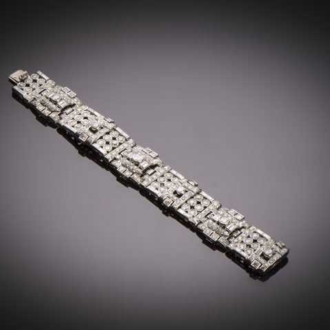 Bracelet diamants (13 carats) Art Déco