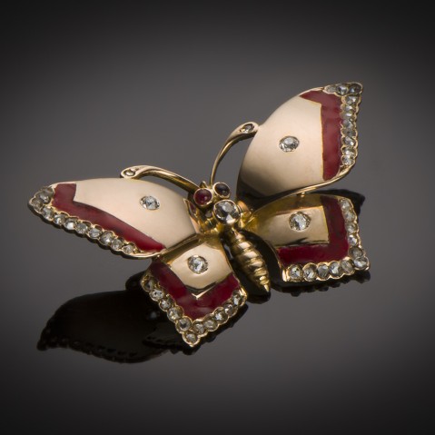 Butterfly pendant circa 1940 – 1950