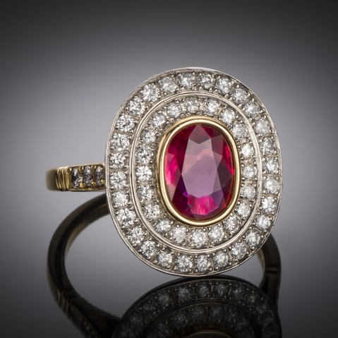 Ruby Wolfers ring (certificate)