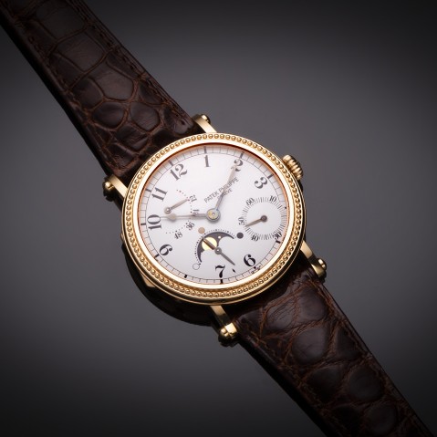 Patek Philippe complications rose gold watch (full set)