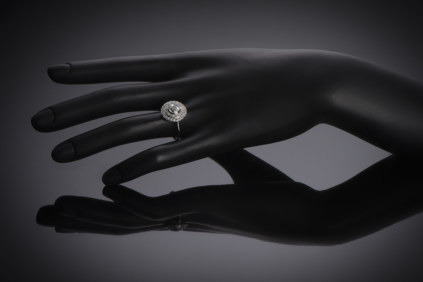 Art Deco diamond ring (2.30 carats)-2