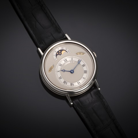 Breguet watch with platinum complications