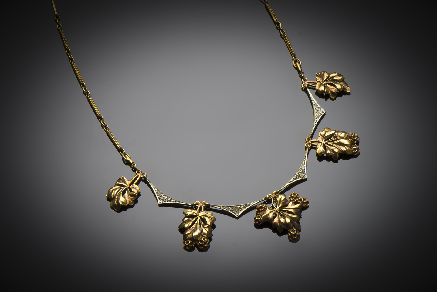 Diamond necklace late 19th century-1