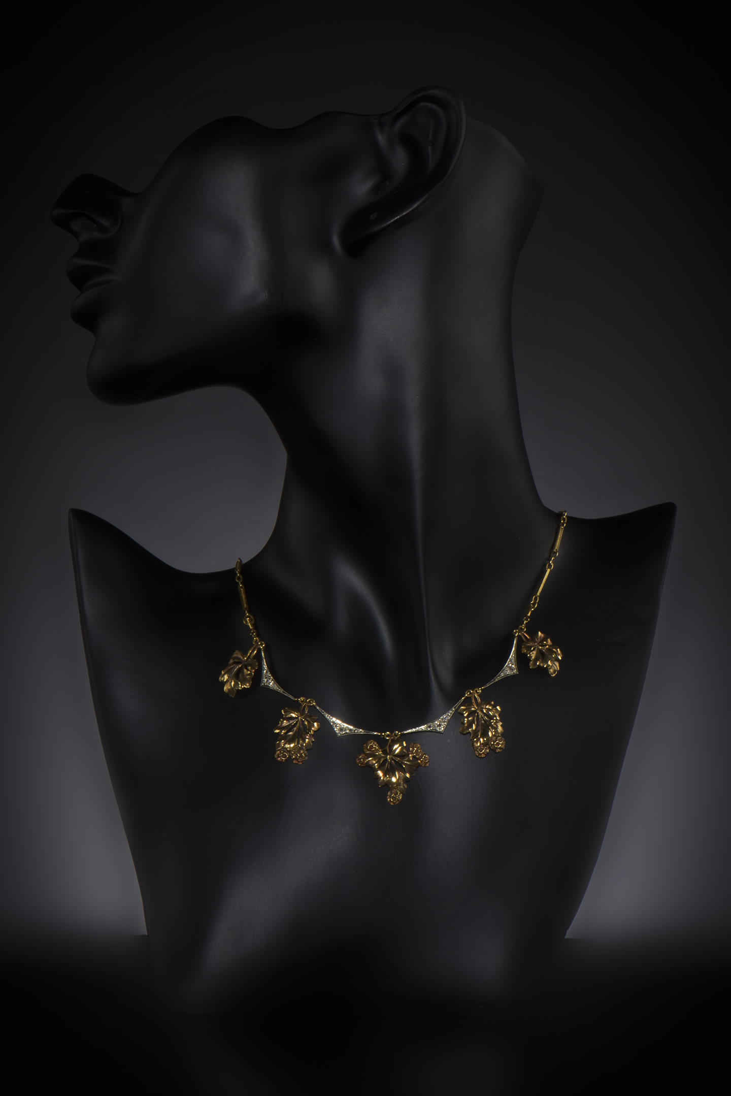 Diamond necklace late 19th century-2