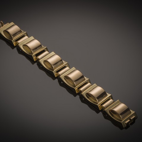 « Tank » bracelet around 1940