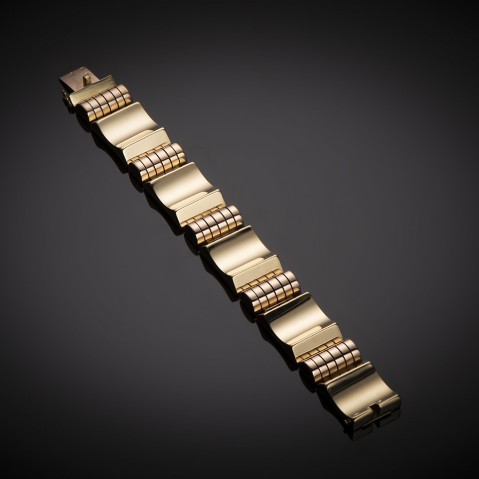 « Tank » bracelet circa 1940