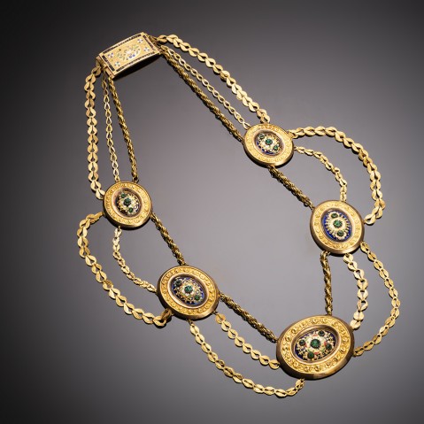 French necklace, early 19th century