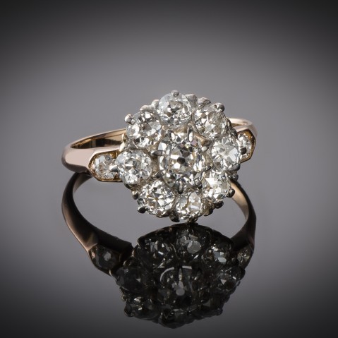 Late 19th century diamond ring (1.70 carat)
