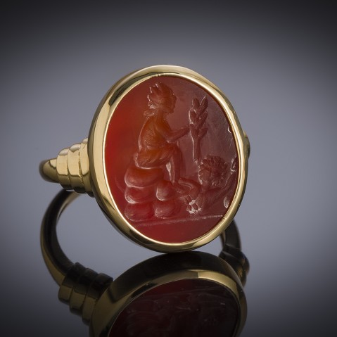 Antique intaglio ring