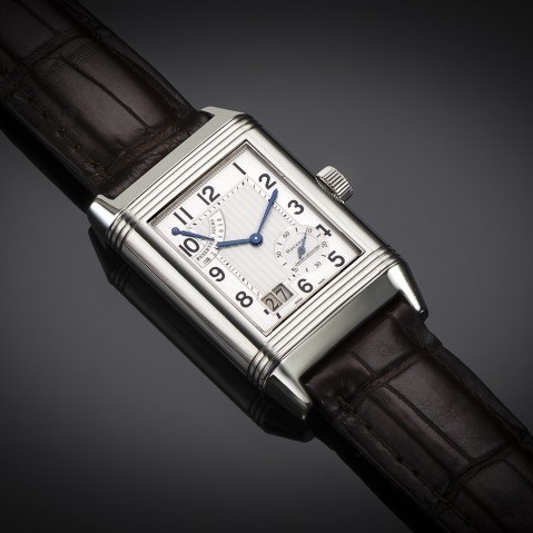 Jaeger LeCoultre Reverso Grande Date 47 x 29 mm watch (full set)