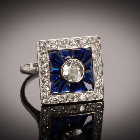 Art Deco diamond ring
