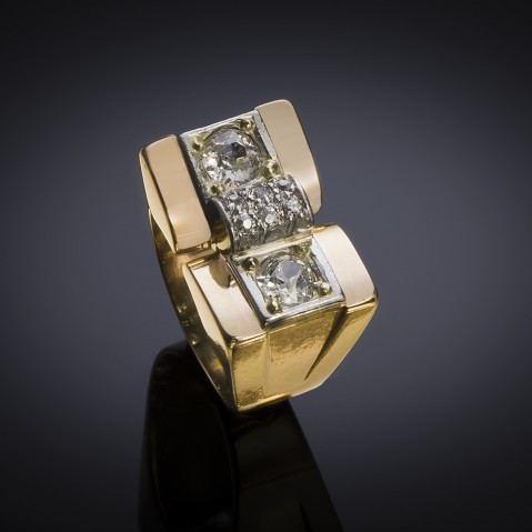 French diamond ring circa 1940