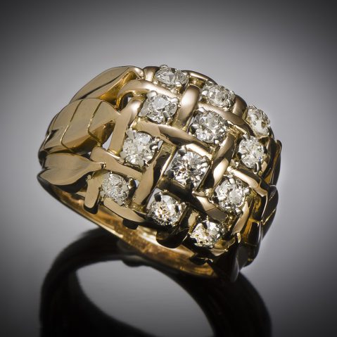 French diamond ring circa 1940 – 1950