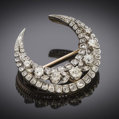 French brooch diamonds 19th century