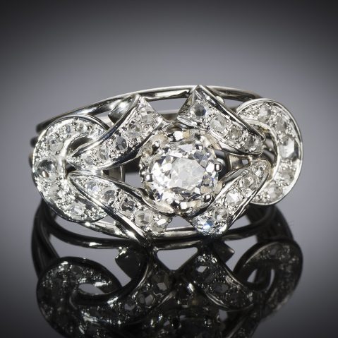 French diamond (1.80 carat) ring circa 1950