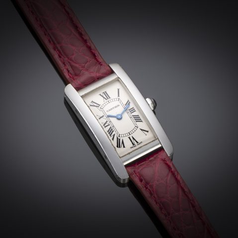 Cartier Tank American white gold