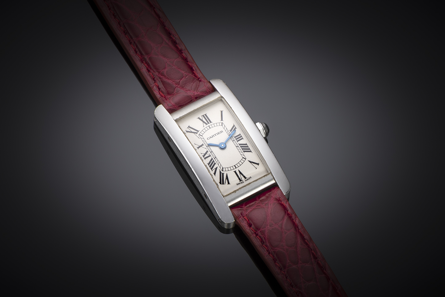 Cartier Tank American white gold-1