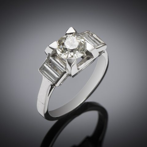 French diamond ring circa 1935 diamonds