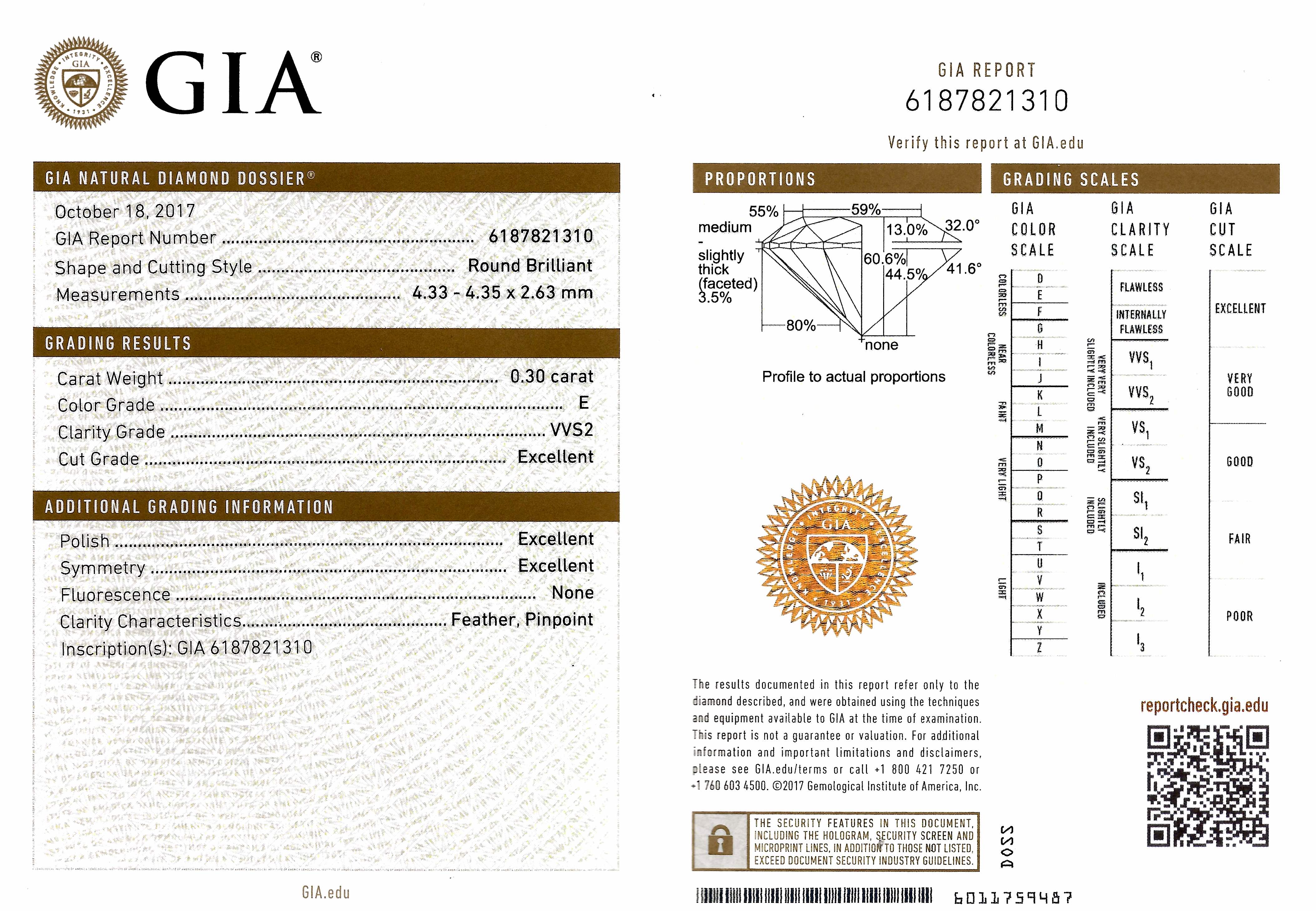 Van Cleef & Arpels diamond solitaire in platinum accompanied by a GIA certificate (E VVS2), box and original documents-3