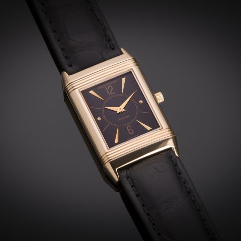 Jaeger LeCoultre Reverso pink gold watch
