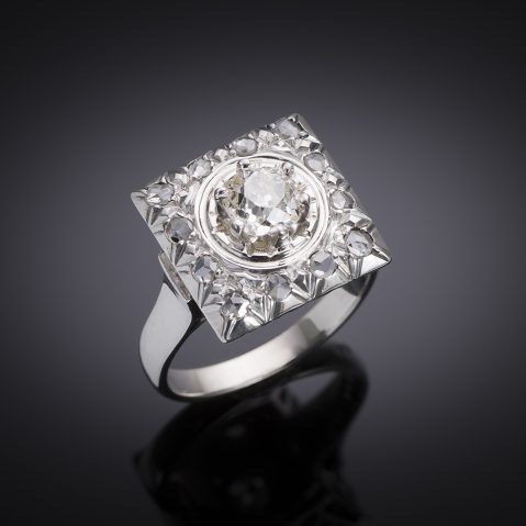 French Art deco diamond ring