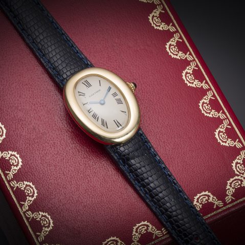 Cartier Baignoire gold watch – Service March 2023