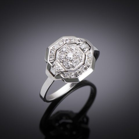 French Art deco diamond ring