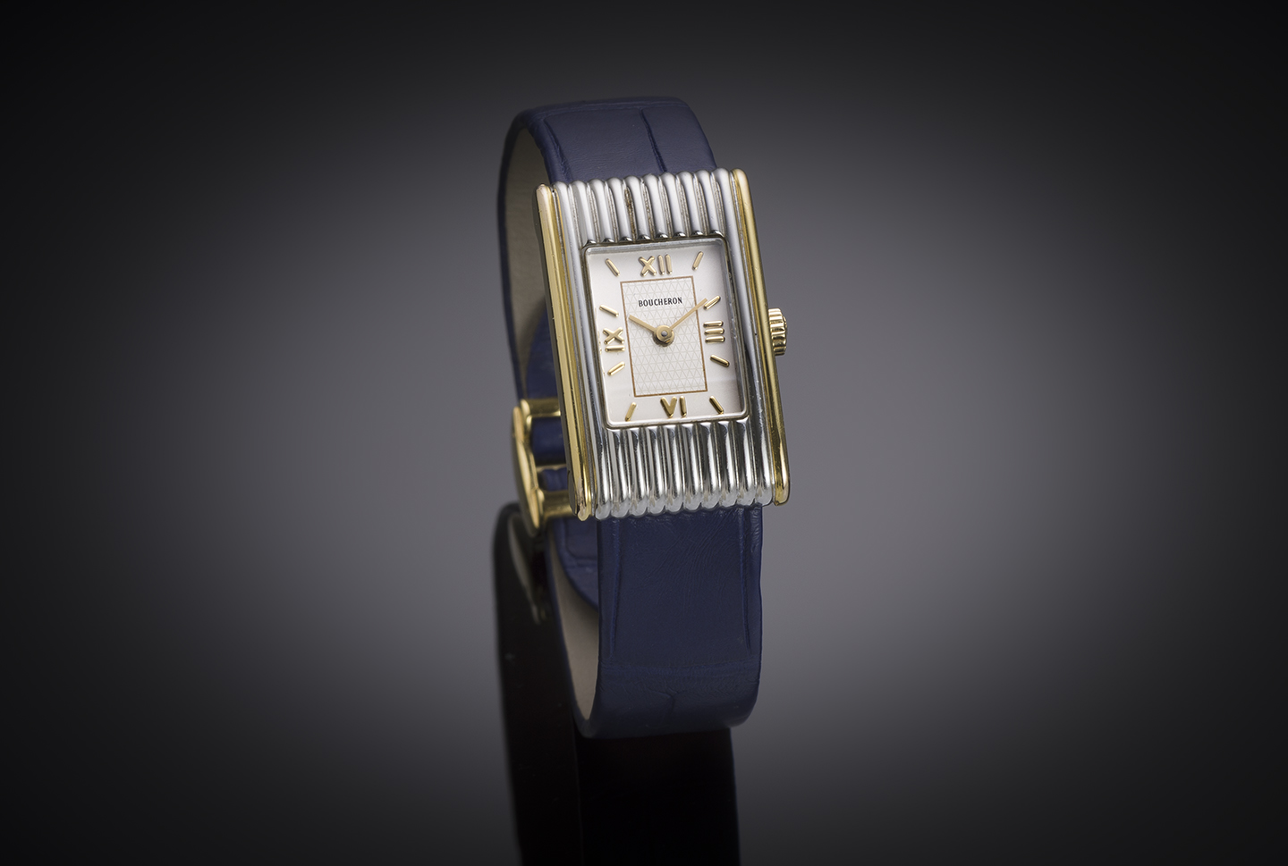 Boucheron Reflet gold and steel watch-1