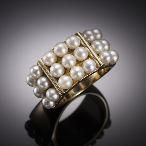 Poiray pearl ring