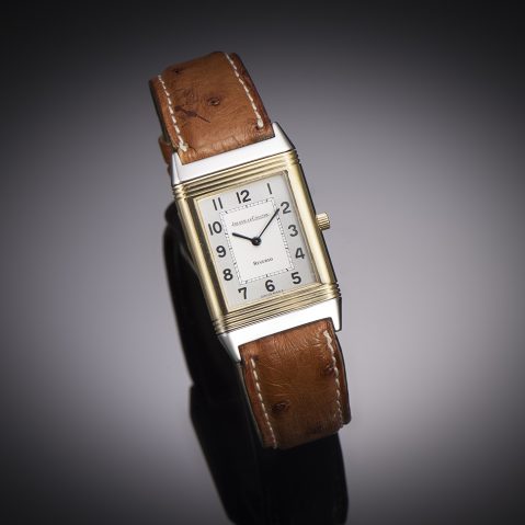 Jaeger-LeCoultre Reverso classic gold and steel watch