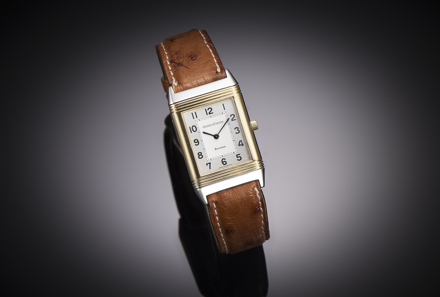 Jaeger-LeCoultre Reverso classic gold and steel watch-1