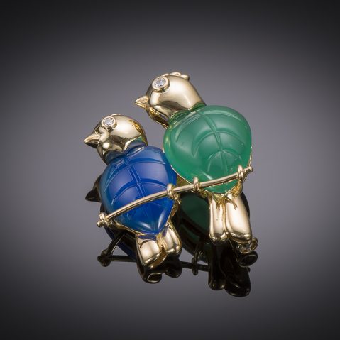 Cartier “Love birds” brooch