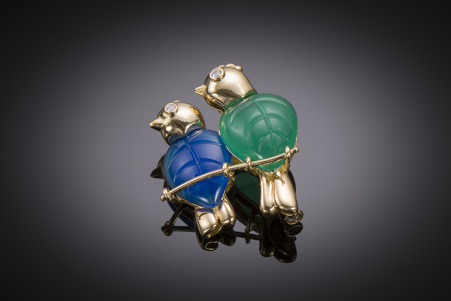 Cartier “Love birds” brooch - - RIONDET