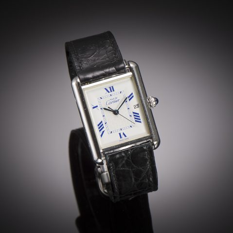 Cartier Tank silver watch