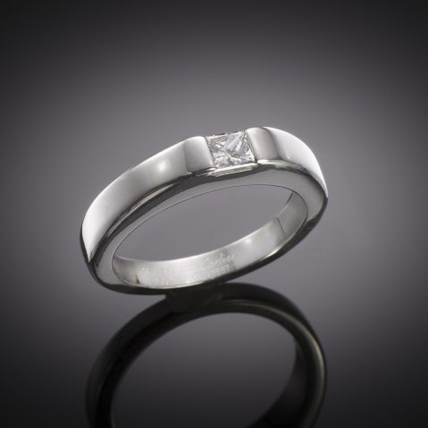 Cartier radiant diamond ring