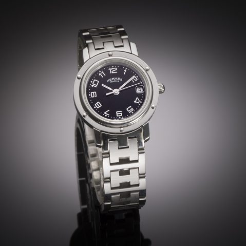 Hermès steel watch
