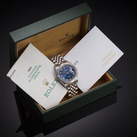 Rolex Datejust Turn-O-Graph Date steel and gold watch (full set: certificate of origin, box, revisions, etc.)