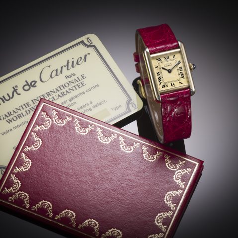 Cartier Tank lady vintage mechanical watch (full set)