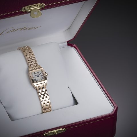 Cartier Santos Demoiselle gold watch – Full set 2015