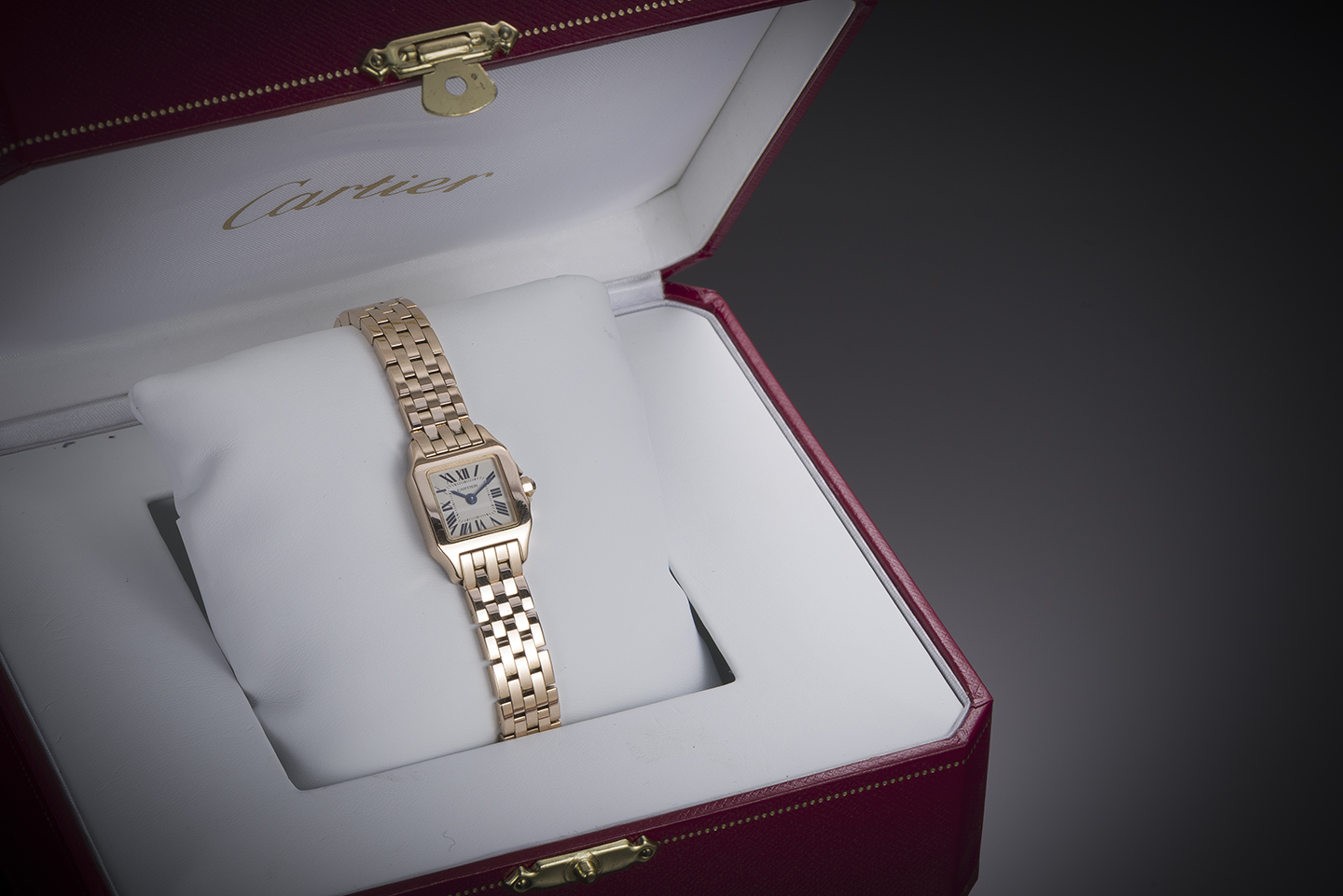 Cartier Santos Demoiselle gold watch – Full set 2015-1