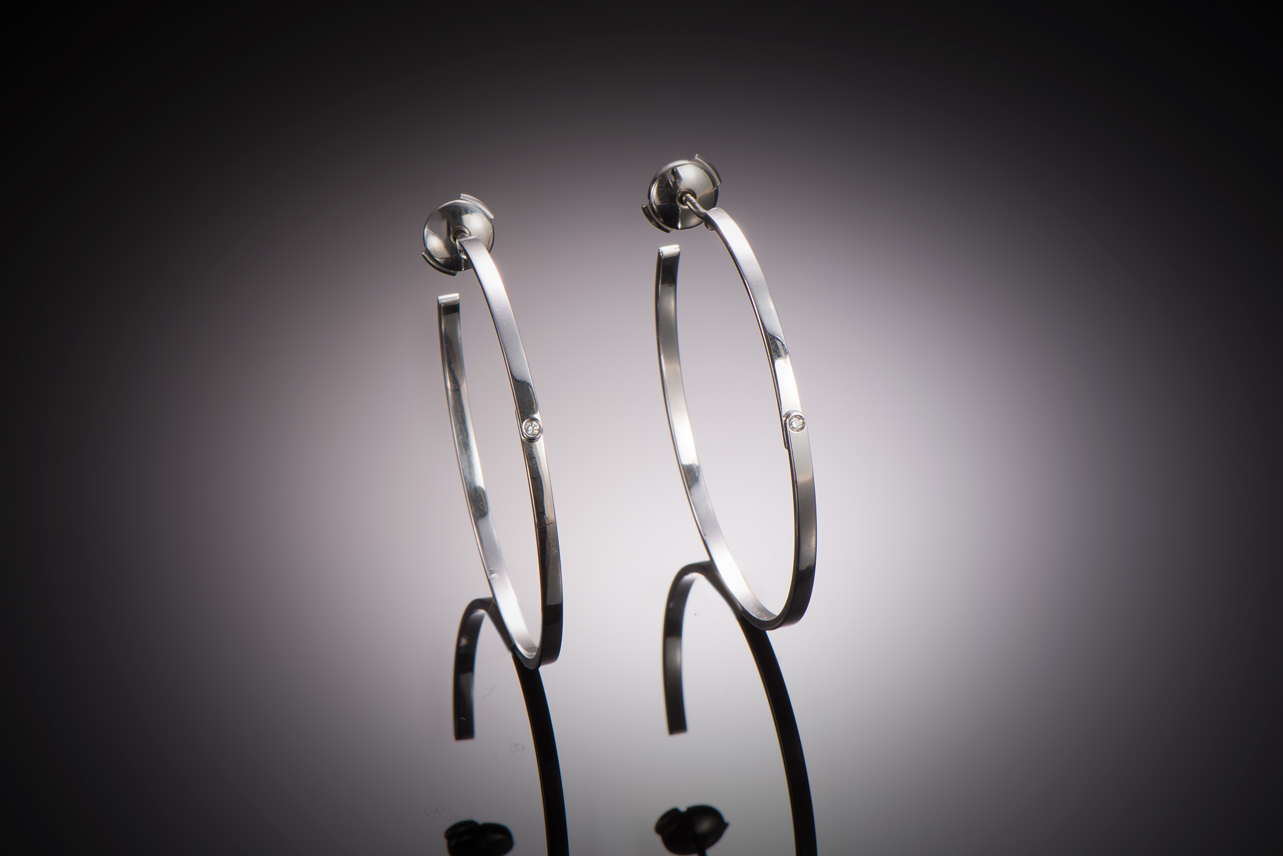 Dinh Van diamond earrings-1