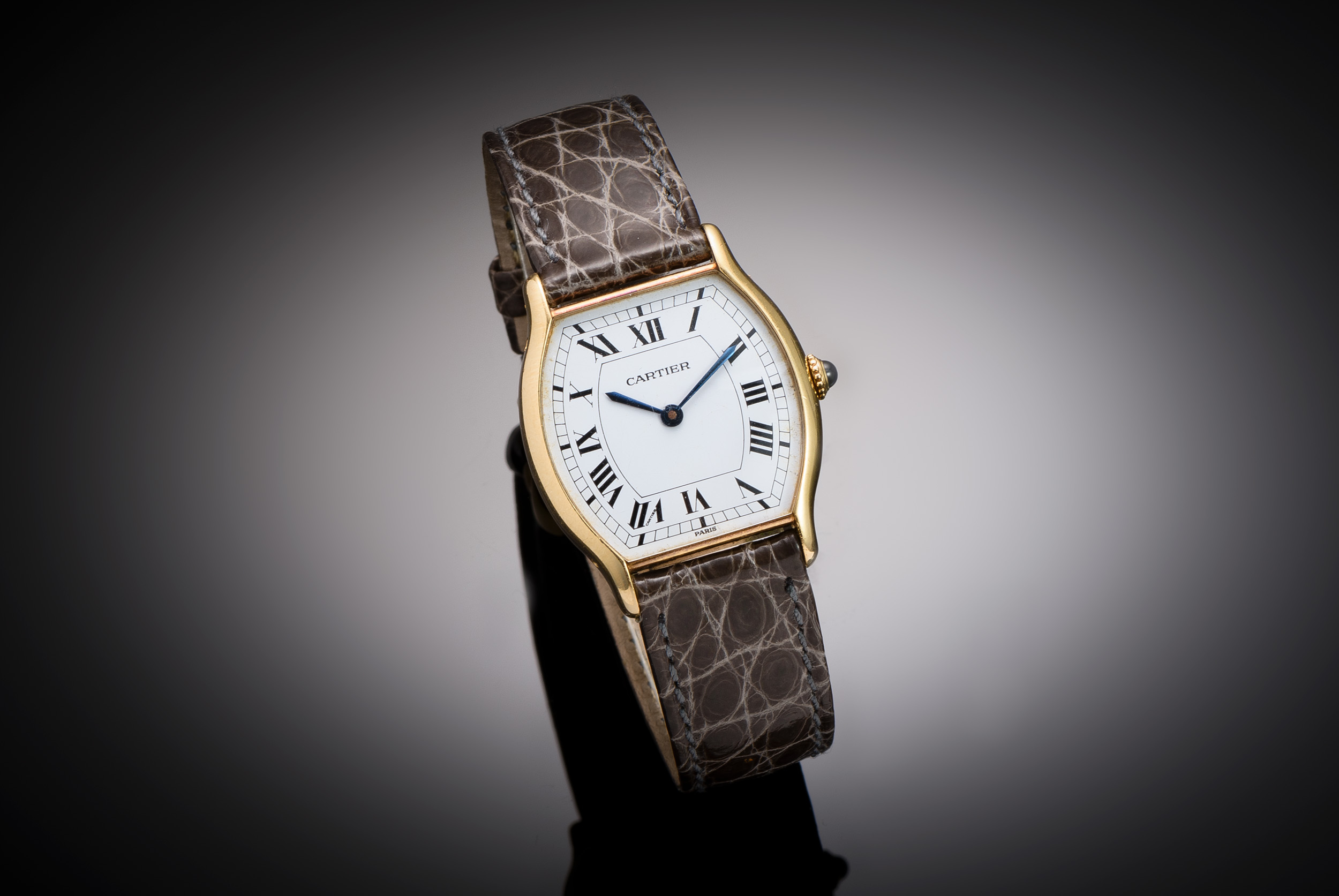 Cartier Tortue Vintage Mechanical Watch, Large Model-1