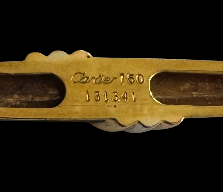Vintage Cartier Brooch in 3 Golds-2