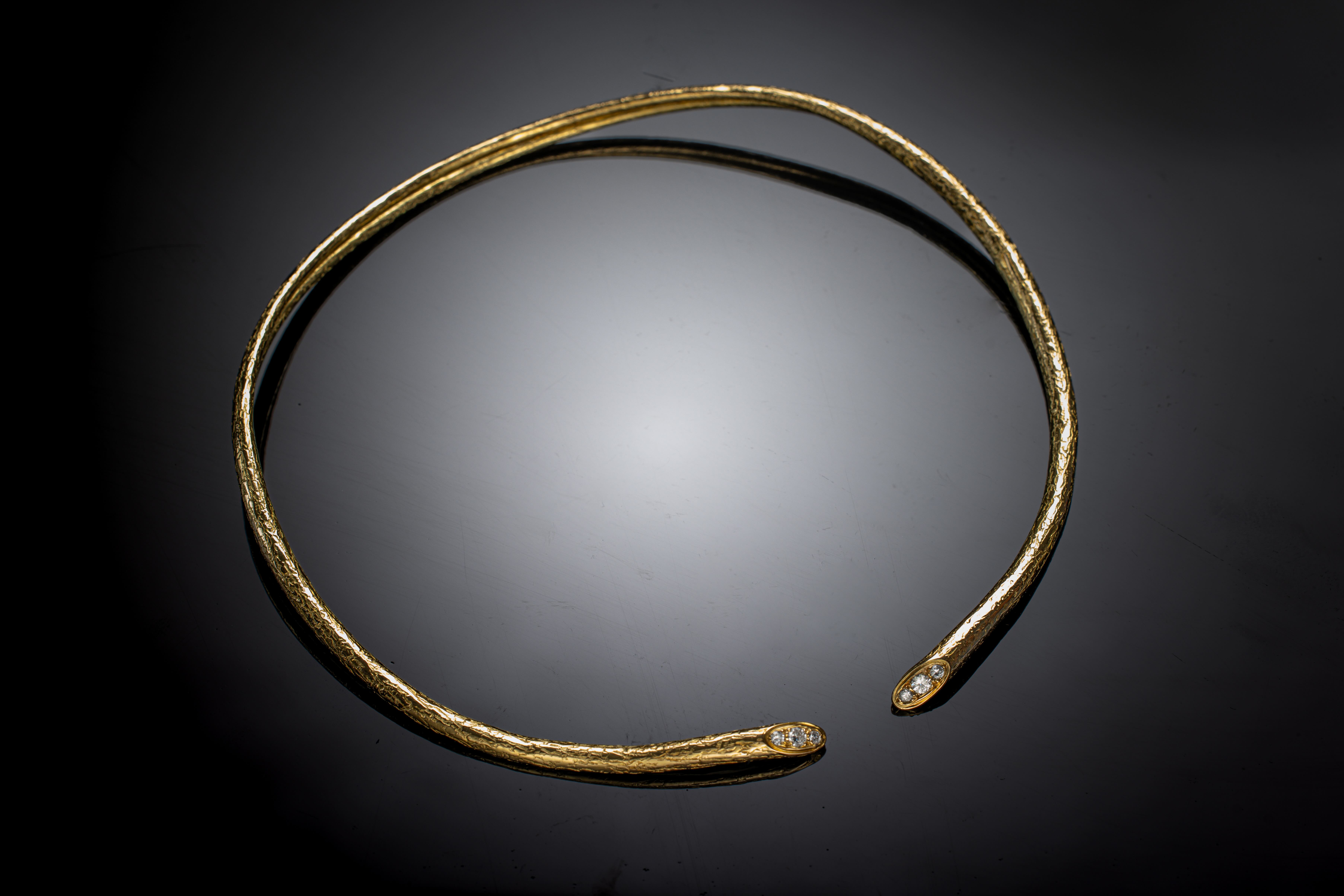 French vintage Van Cleef & Arpels Torque Necklace (Gay Frères maker’s mark)-1