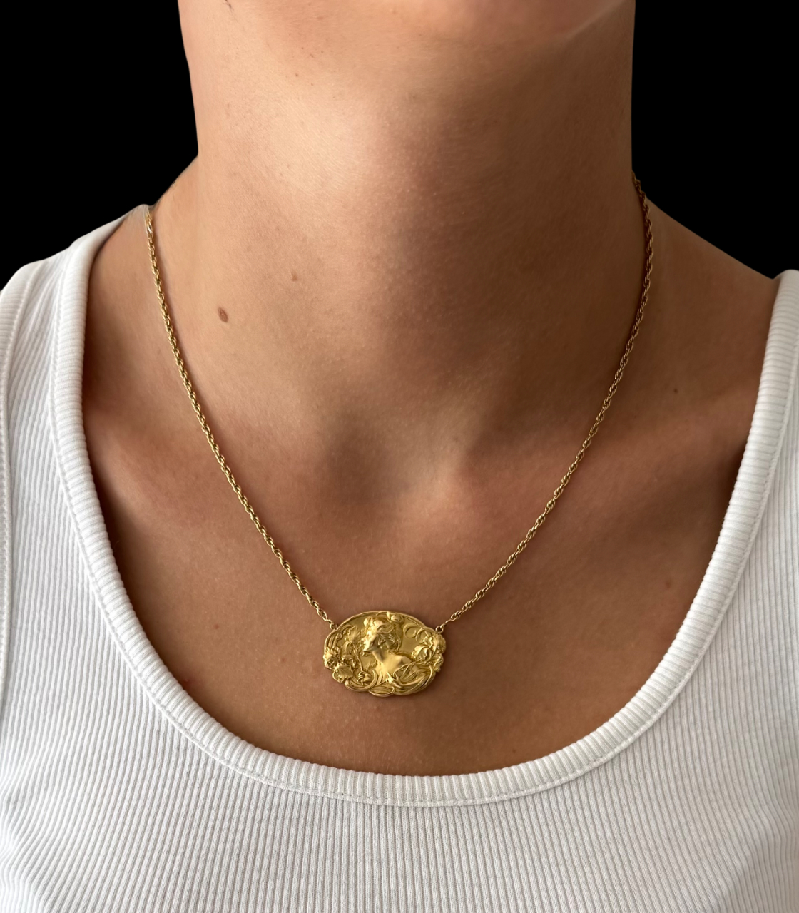 French Art Nouveau necklace-2